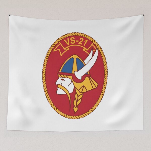 Item preview, US Navy VS-21 Fighting Redtails Squadron Insignia designed and sold by CharlieDesings.