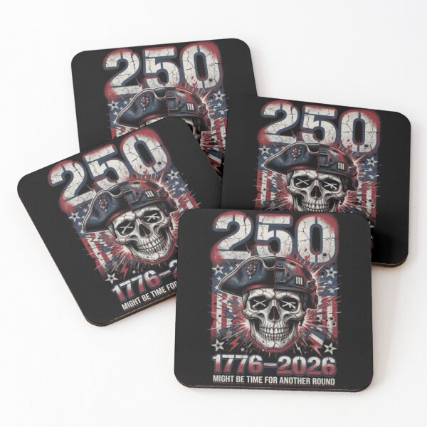 Item preview, 250 Years Another Round Patriot Skull designed and sold by IronDissident.