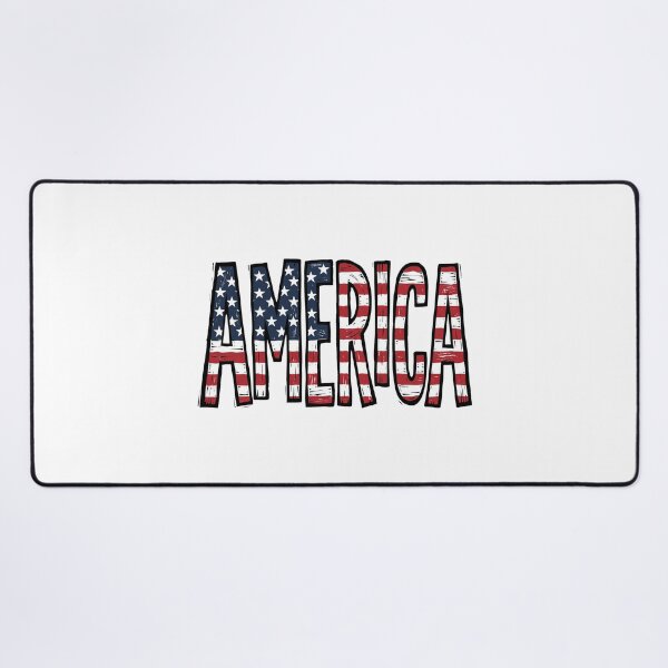 Item preview, Distressed America Patriotic USA Flag Typography designed and sold by Paper Drip.