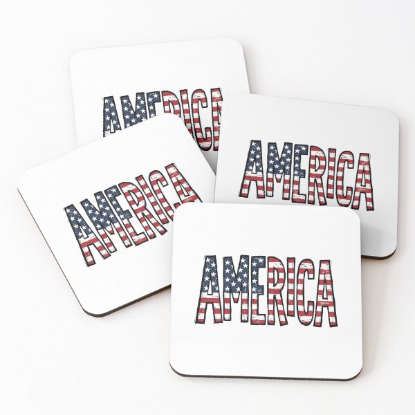 Item preview, Distressed America Patriotic USA Flag Typography designed and sold by Paper Drip.