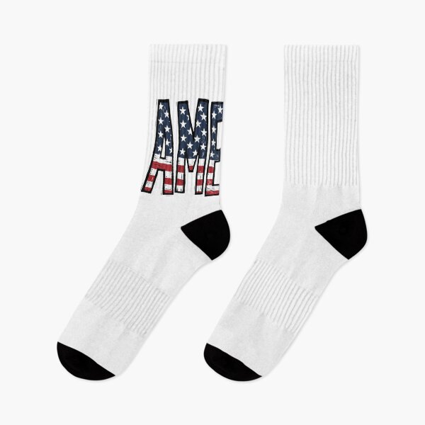 Item preview, Distressed America Patriotic USA Flag Typography designed and sold by Paper Drip.