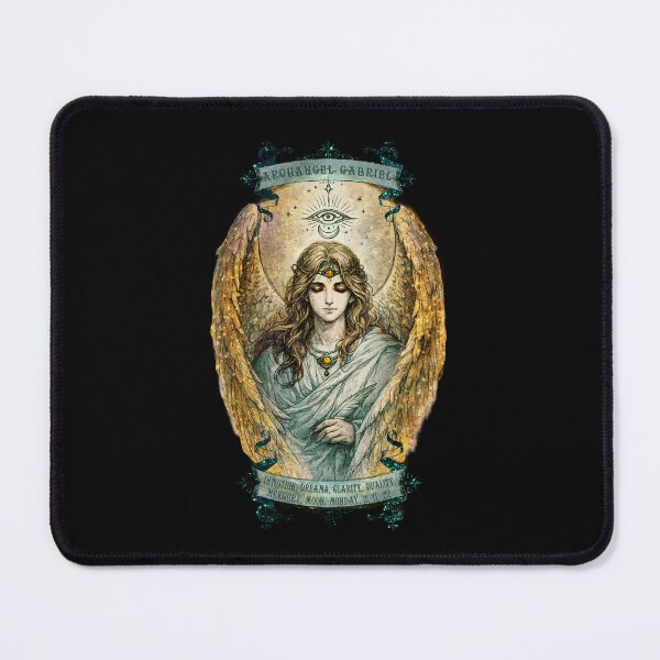 Item preview, Beautiful Archangel Gabriel - Royal Black - Visualise Invisible designed and sold by VisualiseIt.