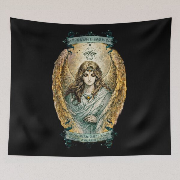 Item preview, Beautiful Archangel Gabriel - Royal Black - Visualise Invisible designed and sold by VisualiseIt.