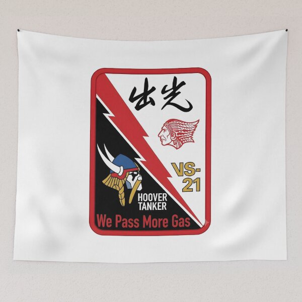 Item preview, US Navy VS-21 Fighting Redtails S-3B Viking Sun Down Patch designed and sold by CharlieDesings.