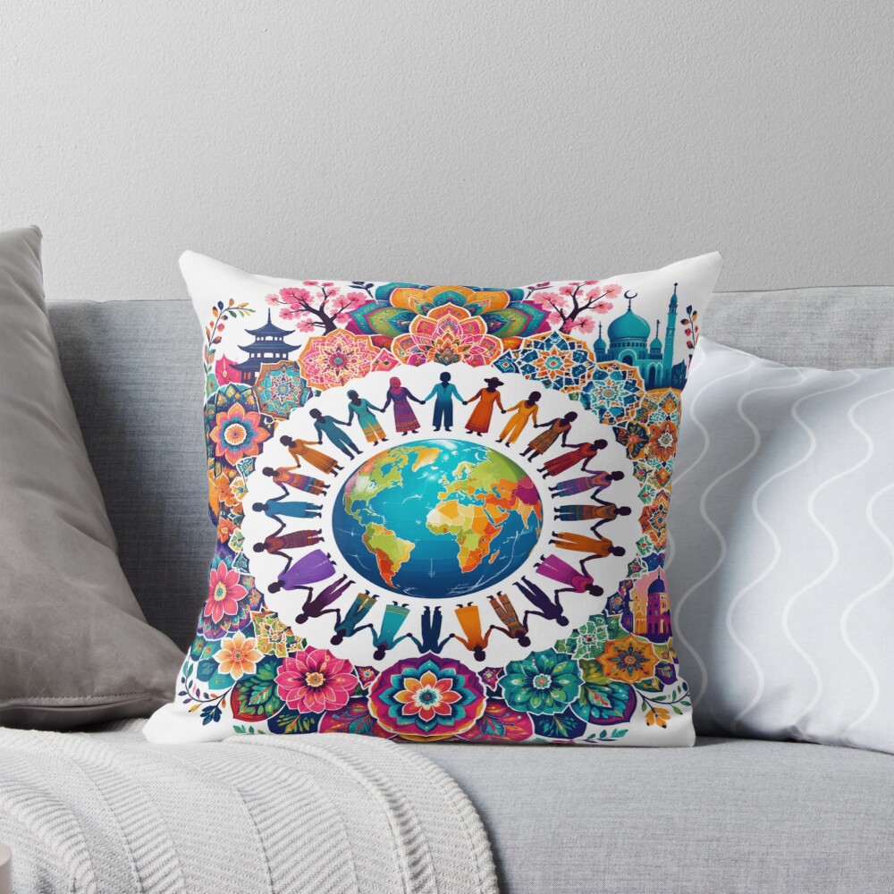 Item preview, Throw Pillow designed and sold by Design-AS7.
