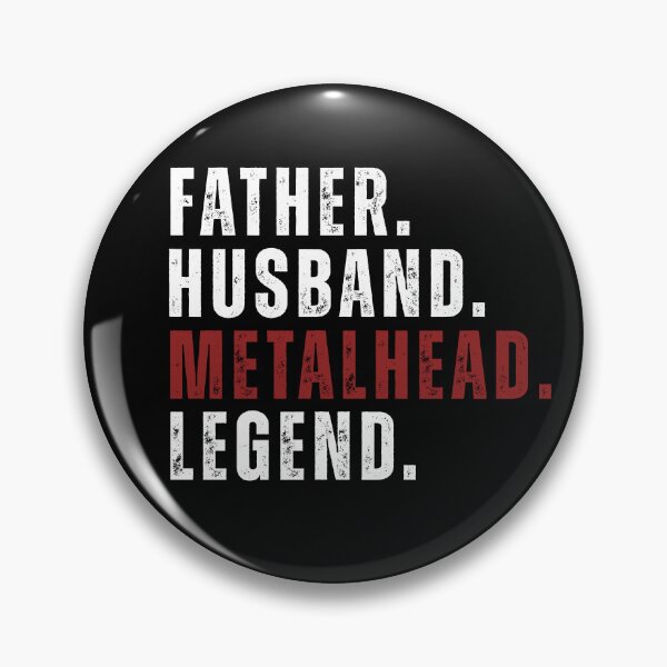 Item preview, Father Husband Metalhead Legend Funny Heavy Metal Dad designed and sold by marosz12.