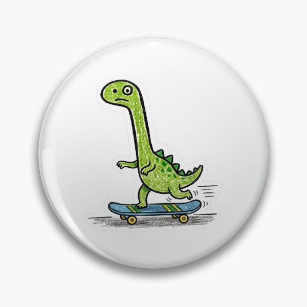 Item preview, Rex the dinosaur on a skateboard designed and sold by Emma0015.