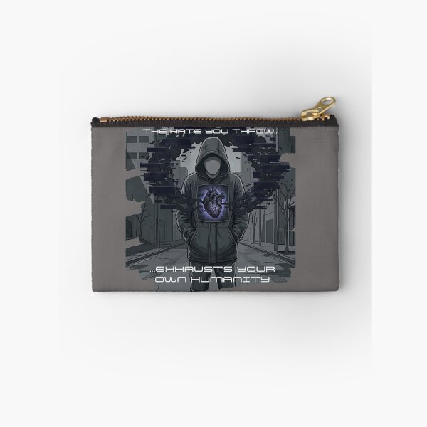 Item preview, Hate Exhausts Humanity Cyberpunk Glitch Heart designed and sold by AbuCAni Studio .