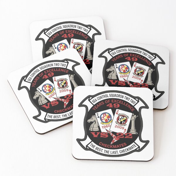 Item preview, US Navy VS-22 Checkmates Deactivation Commemorative Patch designed and sold by CharlieDesings.
