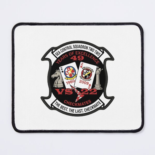 Item preview, US Navy VS-22 Checkmates Deactivation Commemorative Patch designed and sold by CharlieDesings.