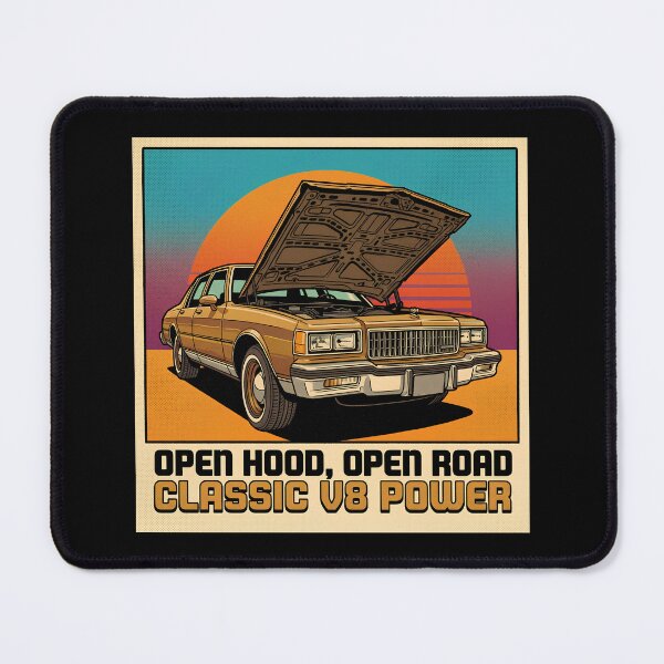 Item preview, Classic V8 Power - Retro 80s American Car Aesthetic designed and sold by Zenvaro.