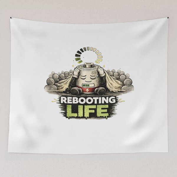Item preview, Rebooting Life Shirt – Recovery Mode Tee designed and sold by DesignTeamHub.
