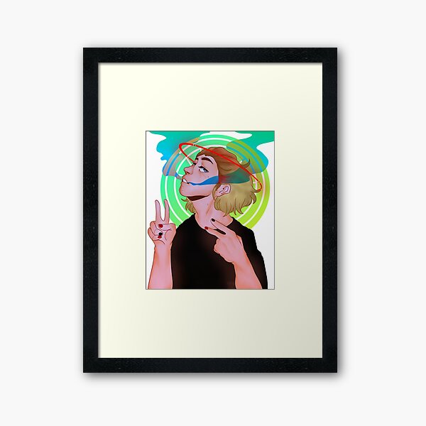 Kryoz Gaming Logo Framed Art Print By Joef140 Redbubble - the god of the roblox fitz