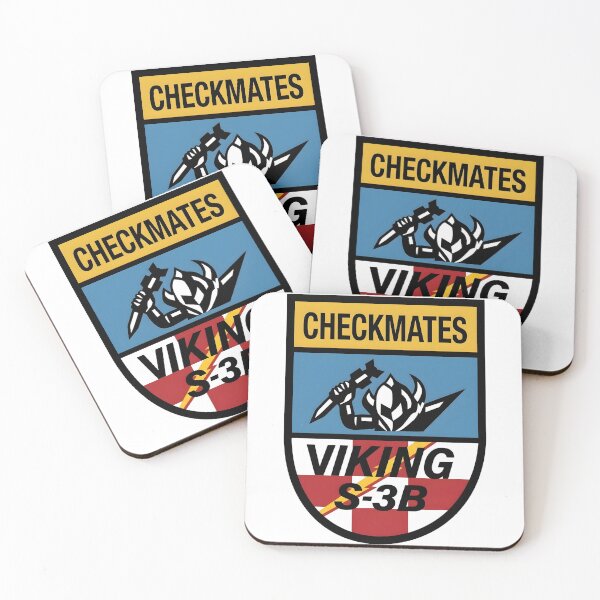 Item preview, US Navy VS-22 Checkmates S-3B Viking Squadron Patch designed and sold by CharlieDesings.