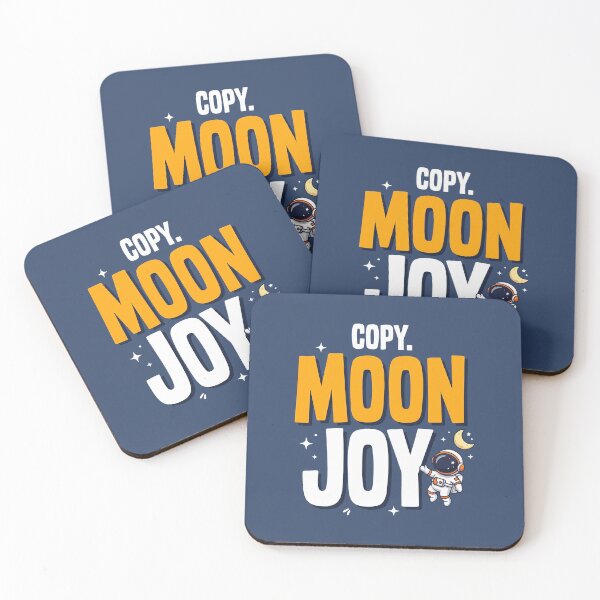 Item preview, Copy Moon Joy Cute Astronaut Cartoon Fun Lunar Space 3 designed and sold by ChinkyCat Official.