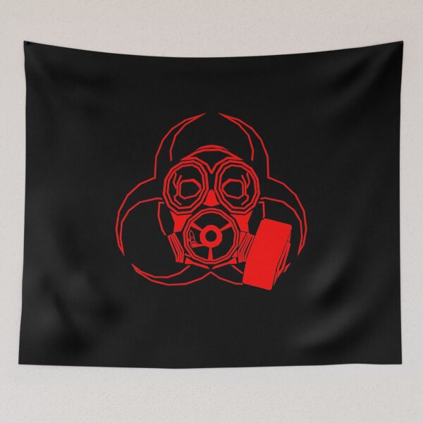 Item preview, Neon Biohazard Skull Gas Mask | Cyberpunk Vector Art designed and sold by Neon_Ronin.