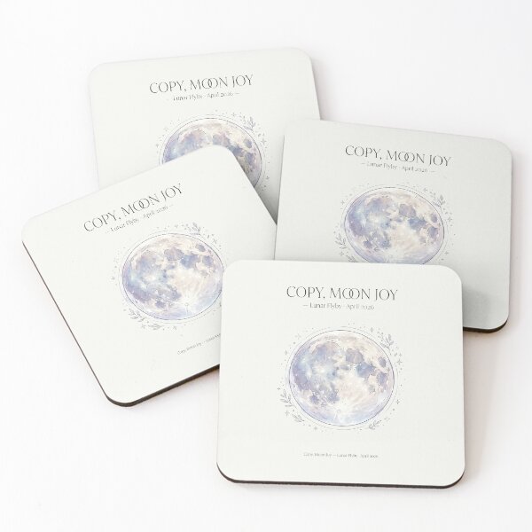 Item preview, Copy Moon Joy Celestial Aesthetic Full Moon Botanical 3 designed and sold by ChinkyCat Official.