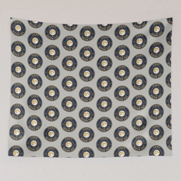 Item preview, Copy Moon Joy Retro Vintage Yellow Full Moon Lunar Space 2 designed and sold by ChinkyCat Official.