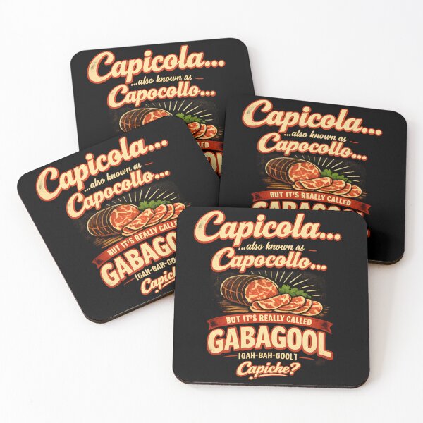 Item preview, Capicola Capocollo Gabagool Capiche? Funny Italian American Sopranos designed and sold by RockyLambda.