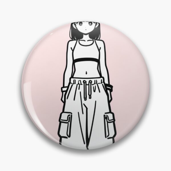 Item preview, Fashion - front woman crop cargo designed and sold by AnimeShin.