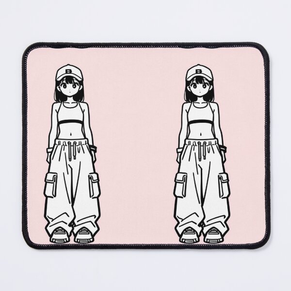 Item preview, Fashion - front woman crop cargo designed and sold by AnimeShin.