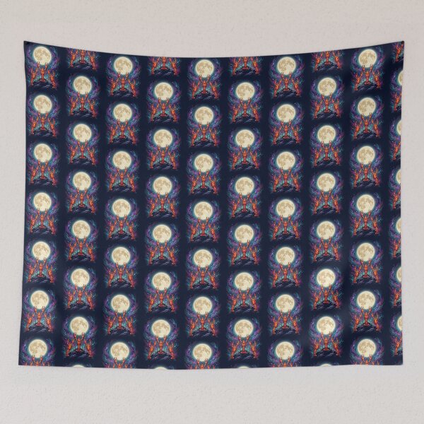 Item preview, Three Crawfish Moon Galaxy Cool Space Retro Animal 1 designed and sold by ChinkyCat Official.
