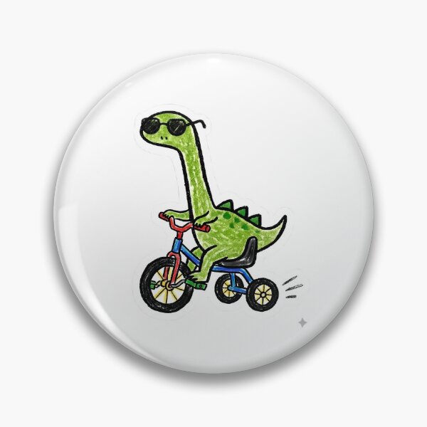 Item preview, Rex dinosaur with sunglasses on a tricycle designed and sold by Emma0015.