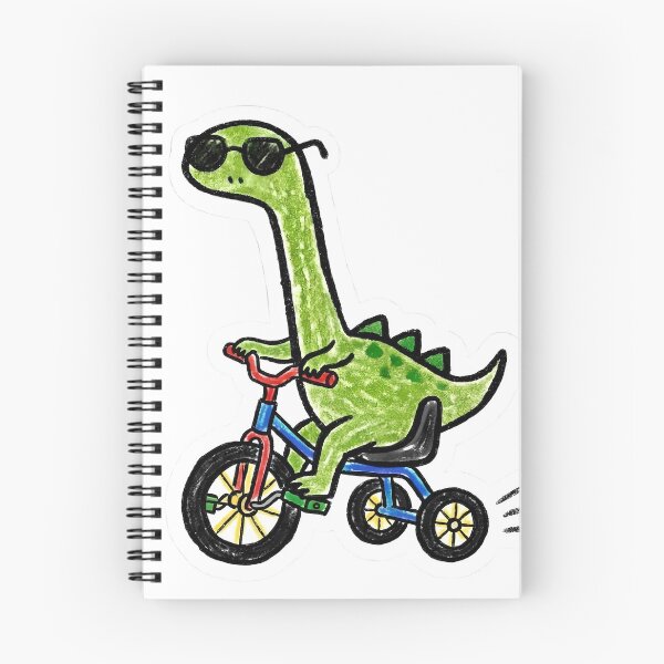 Item preview, Rex dinosaur with sunglasses on a tricycle designed and sold by Emma0015.