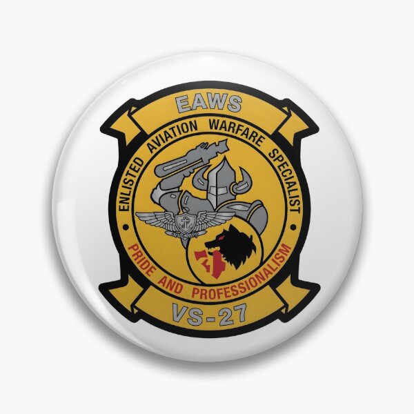 Item preview, US Navy VS-27 Seawolves Enlisted Aviation Warfare Specialist EAWS Patch designed and sold by CharlieDesings.