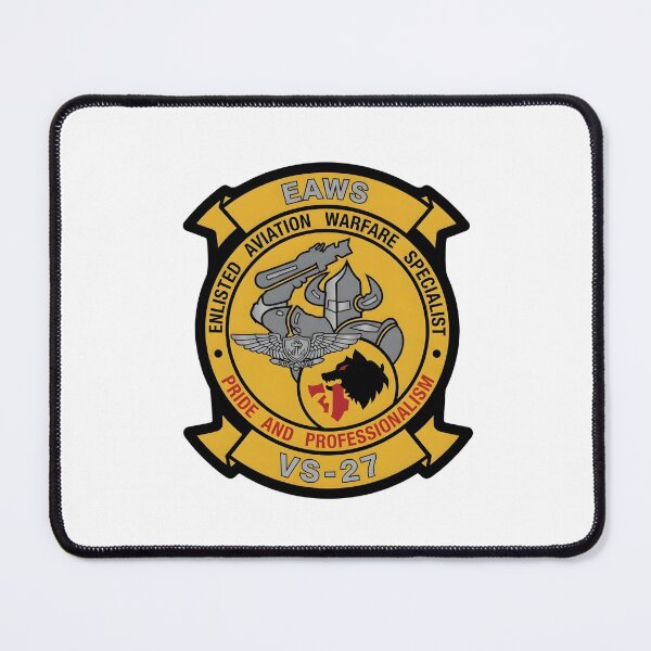 Item preview, US Navy VS-27 Seawolves Enlisted Aviation Warfare Specialist EAWS Patch designed and sold by CharlieDesings.