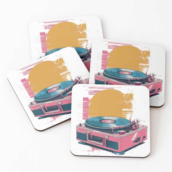 Item preview, Retro Record Player designed and sold by Magenta Merch.