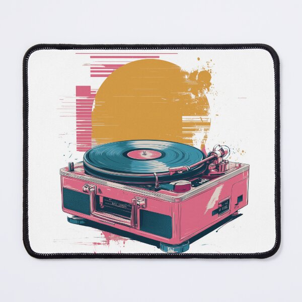 Item preview, Retro Record Player designed and sold by Magenta Merch.