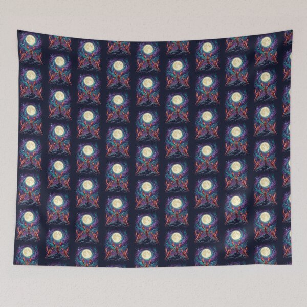 Item preview, Three Crawfish Moon Galaxy Cool Space Retro Animal 2 designed and sold by ChinkyCat Official.