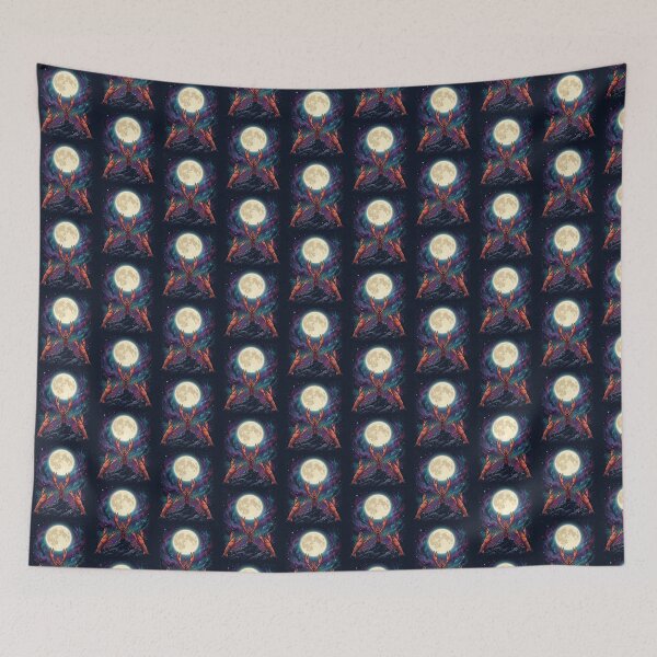 Item preview, Three Crawfish Moon Galaxy Cool Space Retro Animal 3 designed and sold by ChinkyCat Official.
