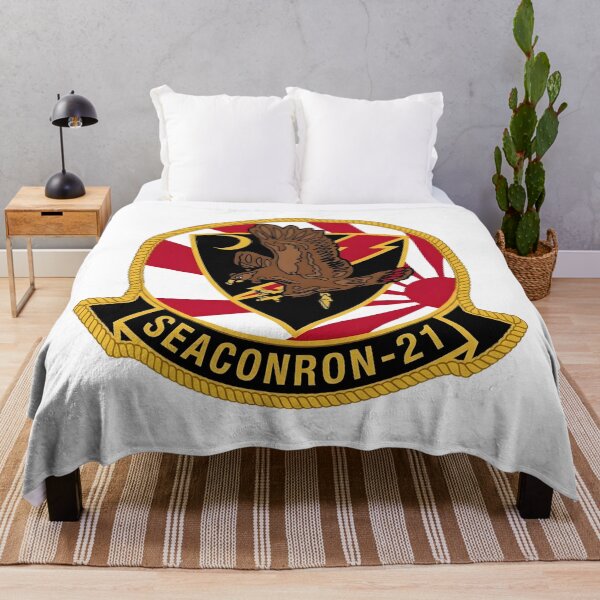 Item preview, US Navy SEACONRON-21 Fighting Redtails Squadron Patch designed and sold by CharlieDesings.