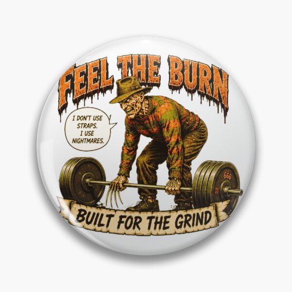 Item preview, Freddy Krueger Deadlift Powerlifting T-Shirt designed and sold by TheThriftyBrit.