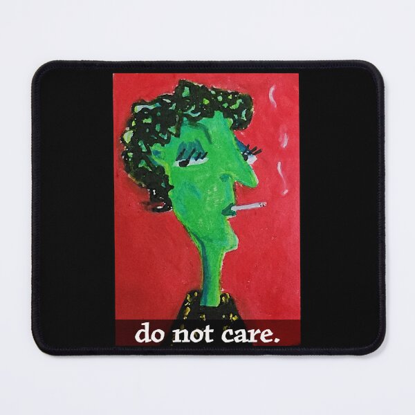 Item preview, Do Not Care Sassy Beatnik Lady designed and sold by True Poison.