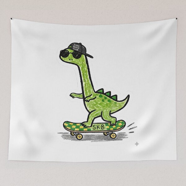 Item preview, Copy of Rex dinosaur with sunglasses on a tricycle designed and sold by Emma0015.