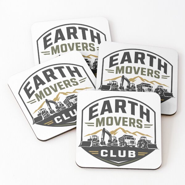 Item preview, Earth Movers Club Heavy Equipment Operator Vintage Construction Design designed and sold by kakmi-art.