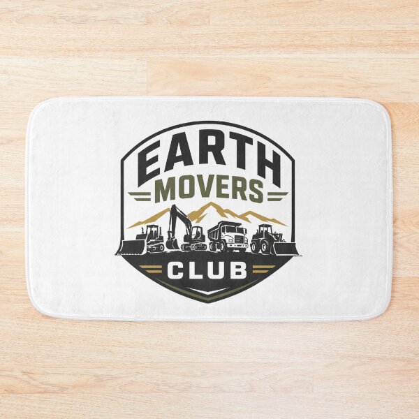 Item preview, Earth Movers Club Heavy Equipment Operator Vintage Construction Design designed and sold by kakmi-art.
