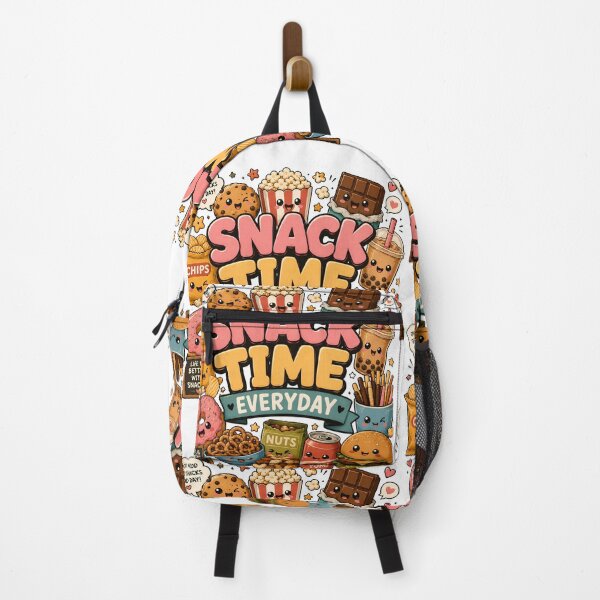 Item preview, Snack Time Everyday Funny Food Lover Quote Design designed and sold by ILYASSE1.