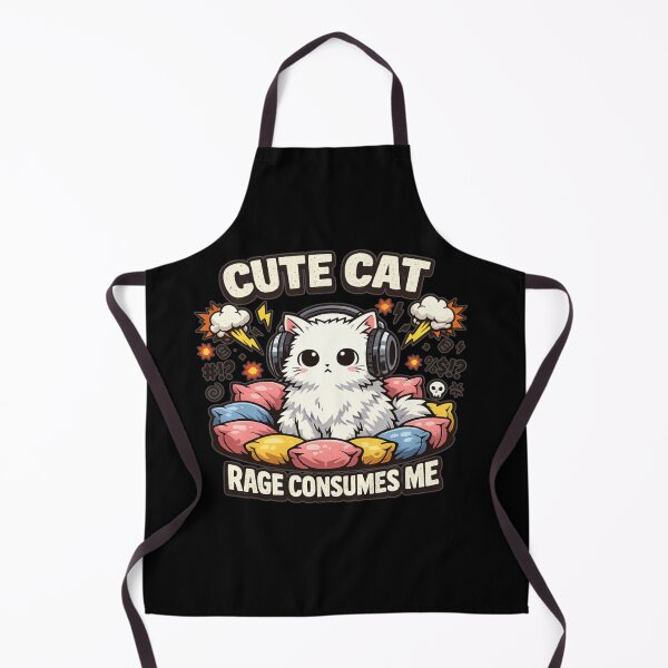 Item preview, Cute Cat Rage Consumes Me Introvert Cat Social Battery Meme designed and sold by HiPatti.