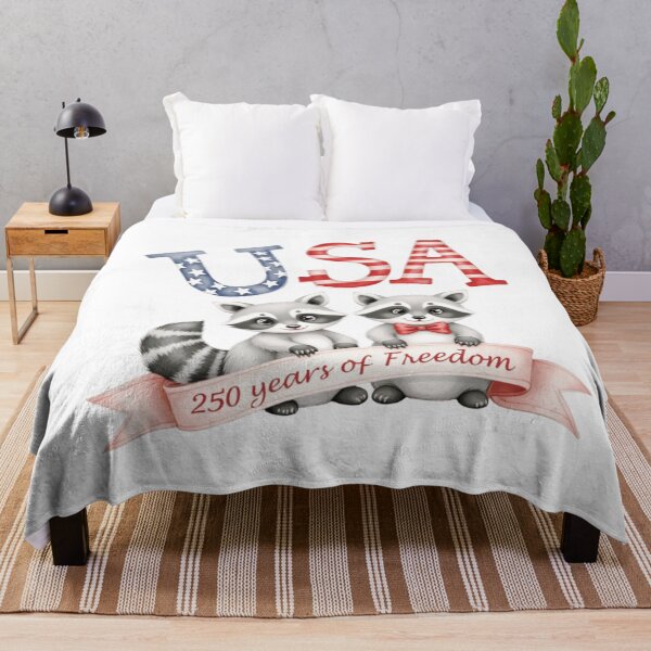 Item preview, Raccoon's celebrating USA and 250 Years of Freedom designed and sold by BackwoodsFeral.