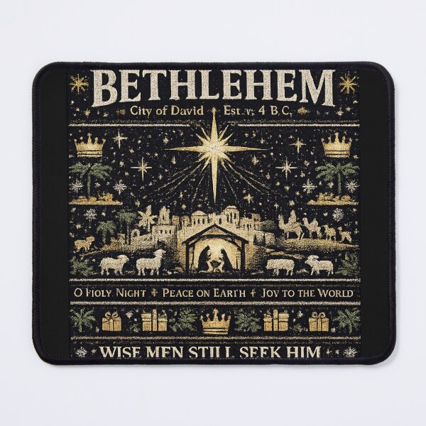 Item preview, Bethlehem Christmas Ugly Sweater | Wise Men Still Seek Him designed and sold by ButterflyHolly Resource.