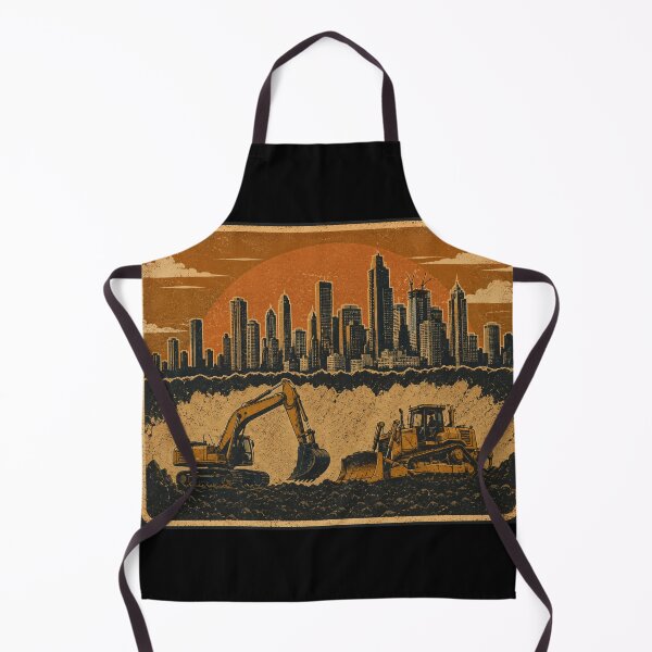 Item preview, City Builders Heavy Equipment Operator Vintage Construction Design designed and sold by kakmi-art.