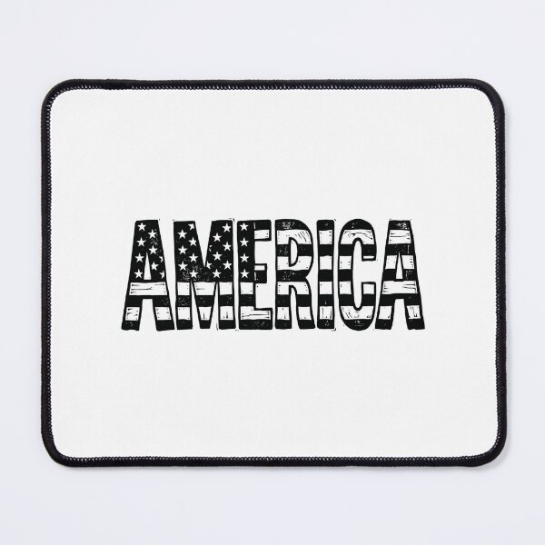 Item preview, Distressed Dark Minimalist US Flag Text designed and sold by Paper Drip.