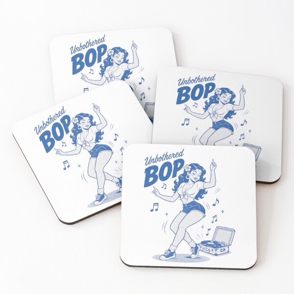 Item preview, Unbothered Bop Retro Dance Girl designed and sold by olosra.