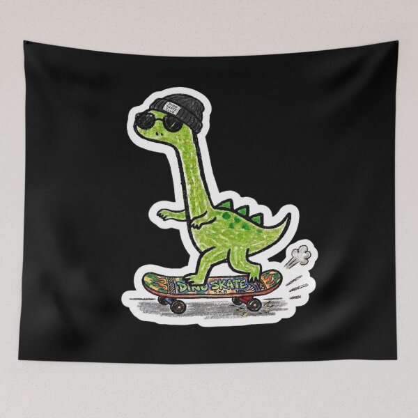 Item preview, Copy of Copy of Copy of Rex dinosaur with sunglasses on a tricycle designed and sold by Emma0015.