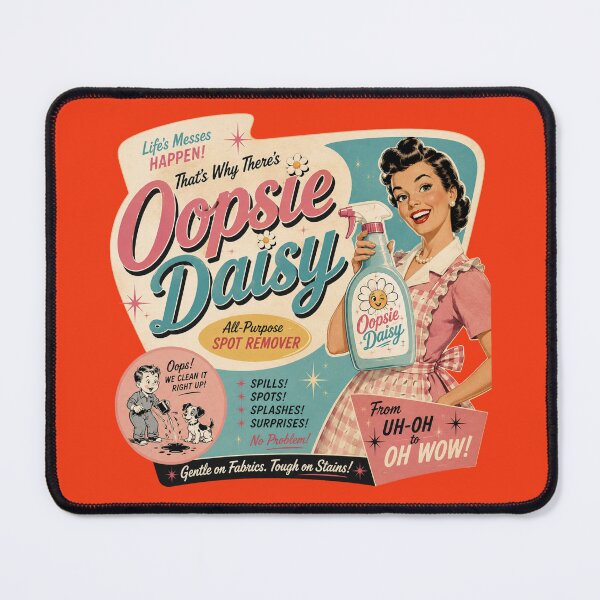 Item preview, Vintage (and fictitous) Cleaning Product: Oopsie Daisy designed and sold by Rue Market.