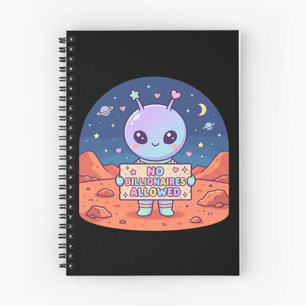 Item preview, Mars says No Billionaires Allowed designed and sold by Anchor & Thread.